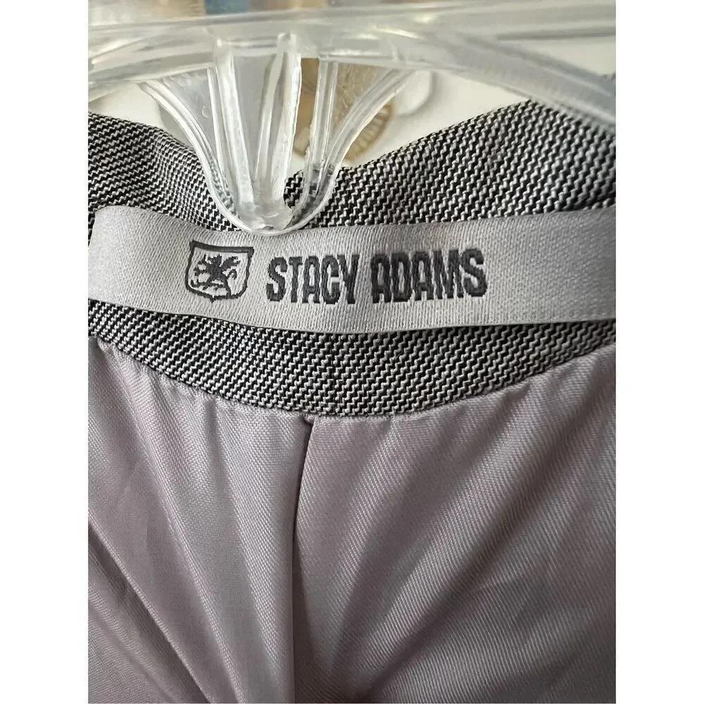 Stacy Adams NWT Men's Grey Single Breasted Suit Jacket Blazer Size 50R